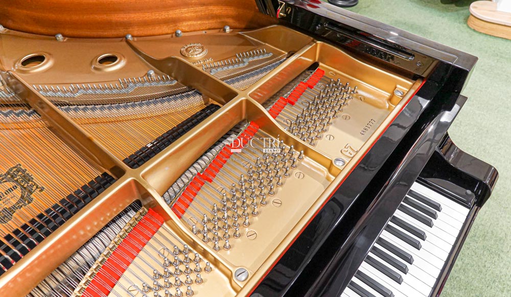 Yamaha C7A 8 Damper chan day Dan Piano Yamah C7A Mau Den yamaha C7A