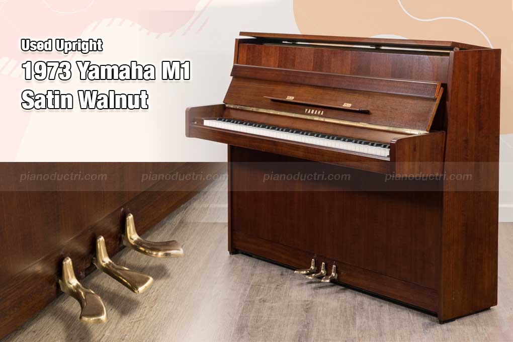 Yamaha M1 1 Đàn Piano Yamaha M1 - Kiểu dáng nhỏ gọn, Cao 108cm