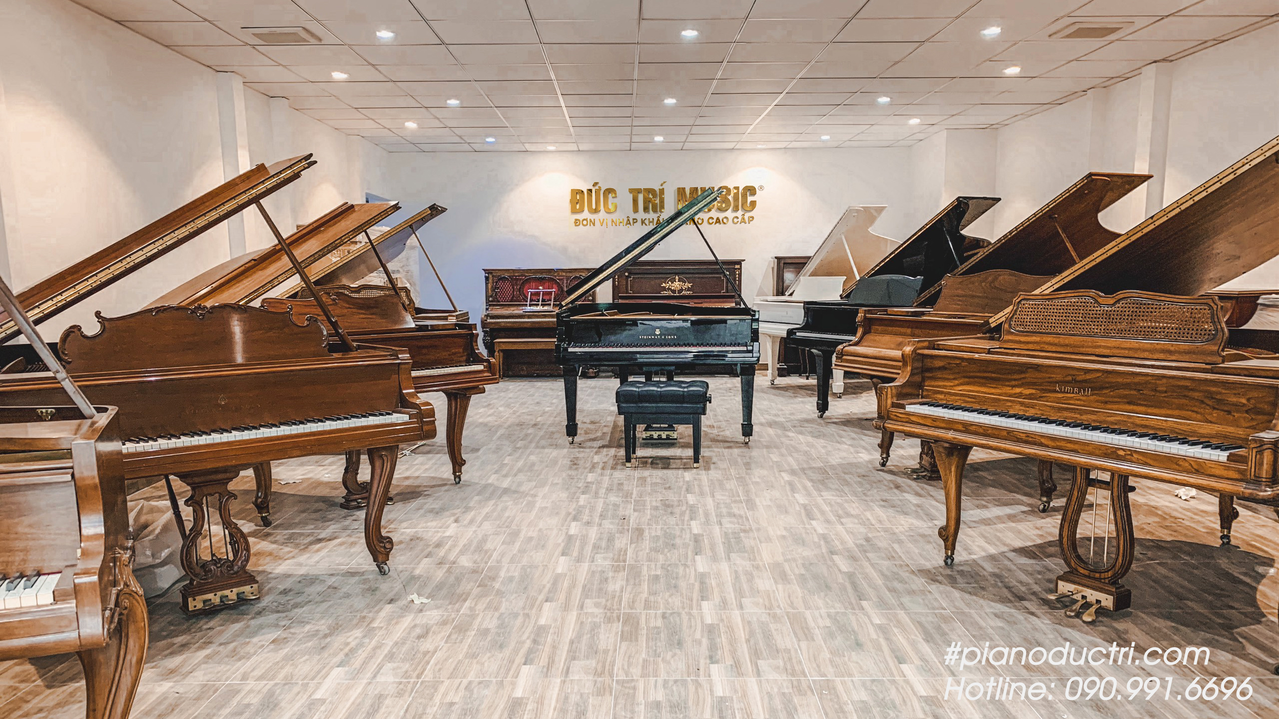 ĐÀN PIANO STEINWAY & SONS B 6 Shwroom trưng bày đàn Piano Piano Đức Trí