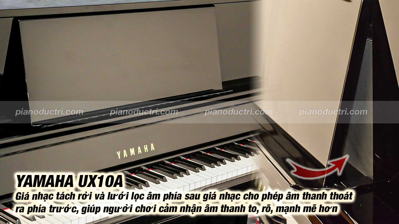 Yamaha UX10A 4 Đàn Piano Yamaha UX10A Cao Cấp Tại Piano Đức Trí