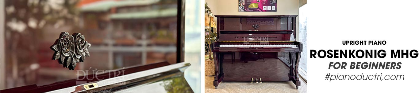 Rosenkonig MHG 8 Đàn piano rosenkonig mhg Thiết kế sang trọng cho người mới tập chơi piano