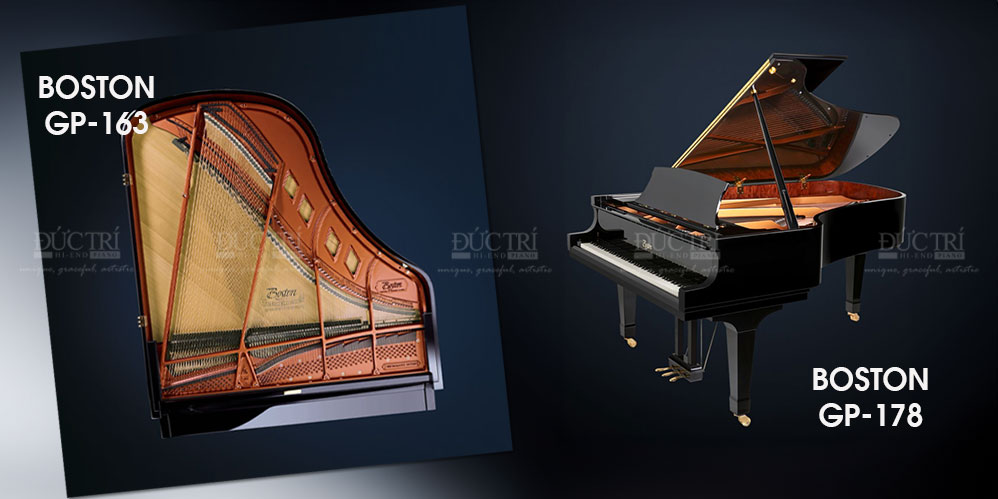 Boston GP-178 11 SO SÁNH ĐÀN PIANO BOSTON GP-178 VỚI ĐÀN GP-163