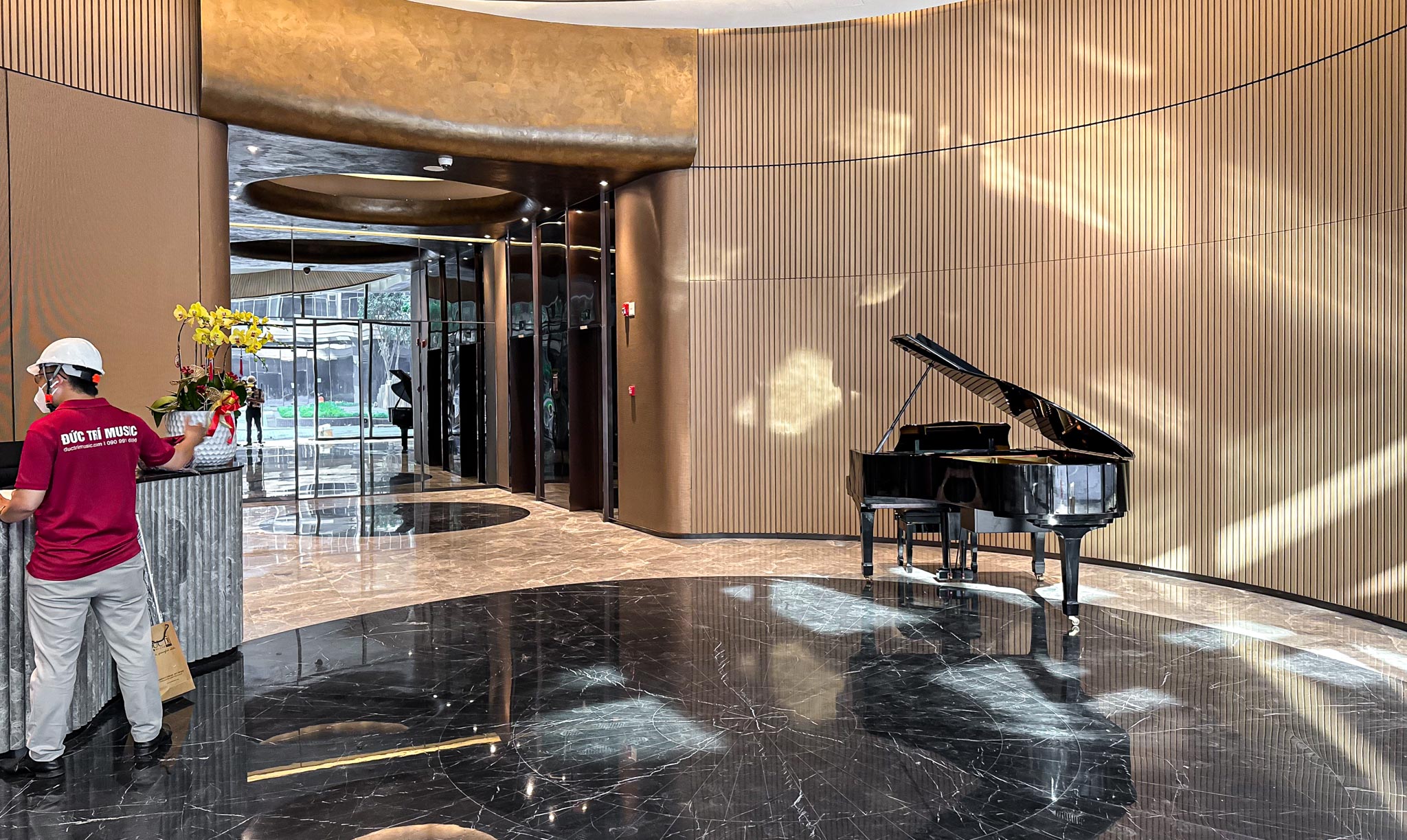 Bàn Giao Đàn Piano Yamaha G3 Disklavier | The Opera 10 Piano Đức Trí Bàn giao, lắp đặt đàn Piano yamaha G3 Disklavier tại sảnh The Opera Thủ Thiêm