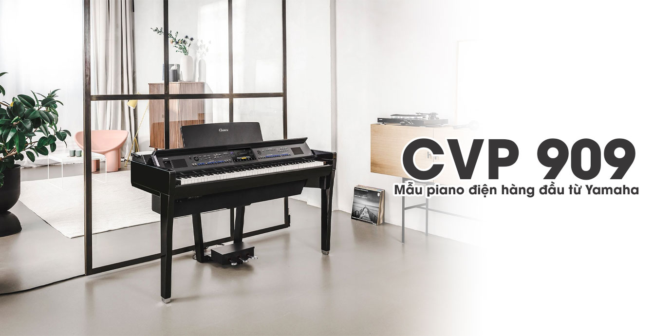 Yamaha CVP-909 2 Yamaha CVP909 là mẫu Piano điện cao cấp nhất của hãng Yamaha