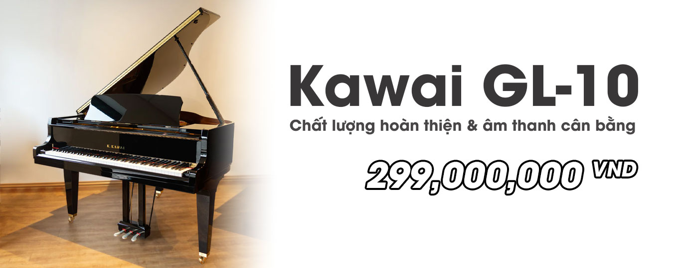Kawai GL10 1 Đàn Piano Kawai GL10 giá bán lẻ 299 triệu