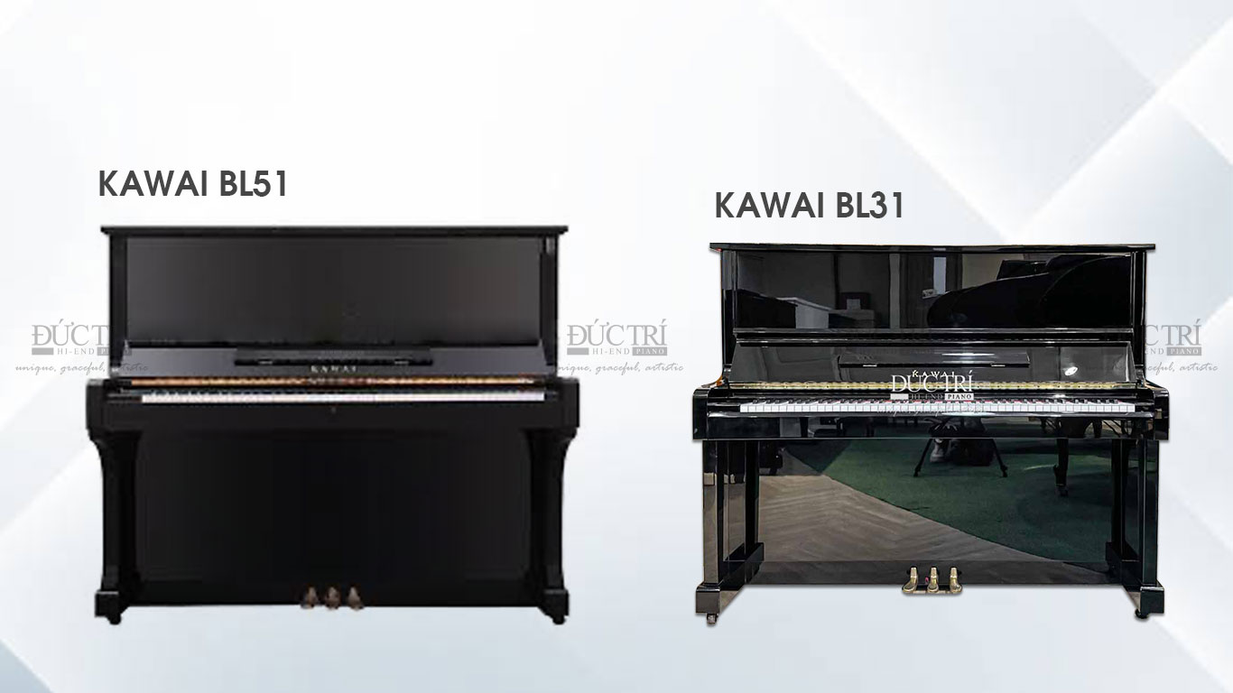 Kawai BL31 5 So sánh đàn piano Kawai BL31 với đàn Kawai BL51