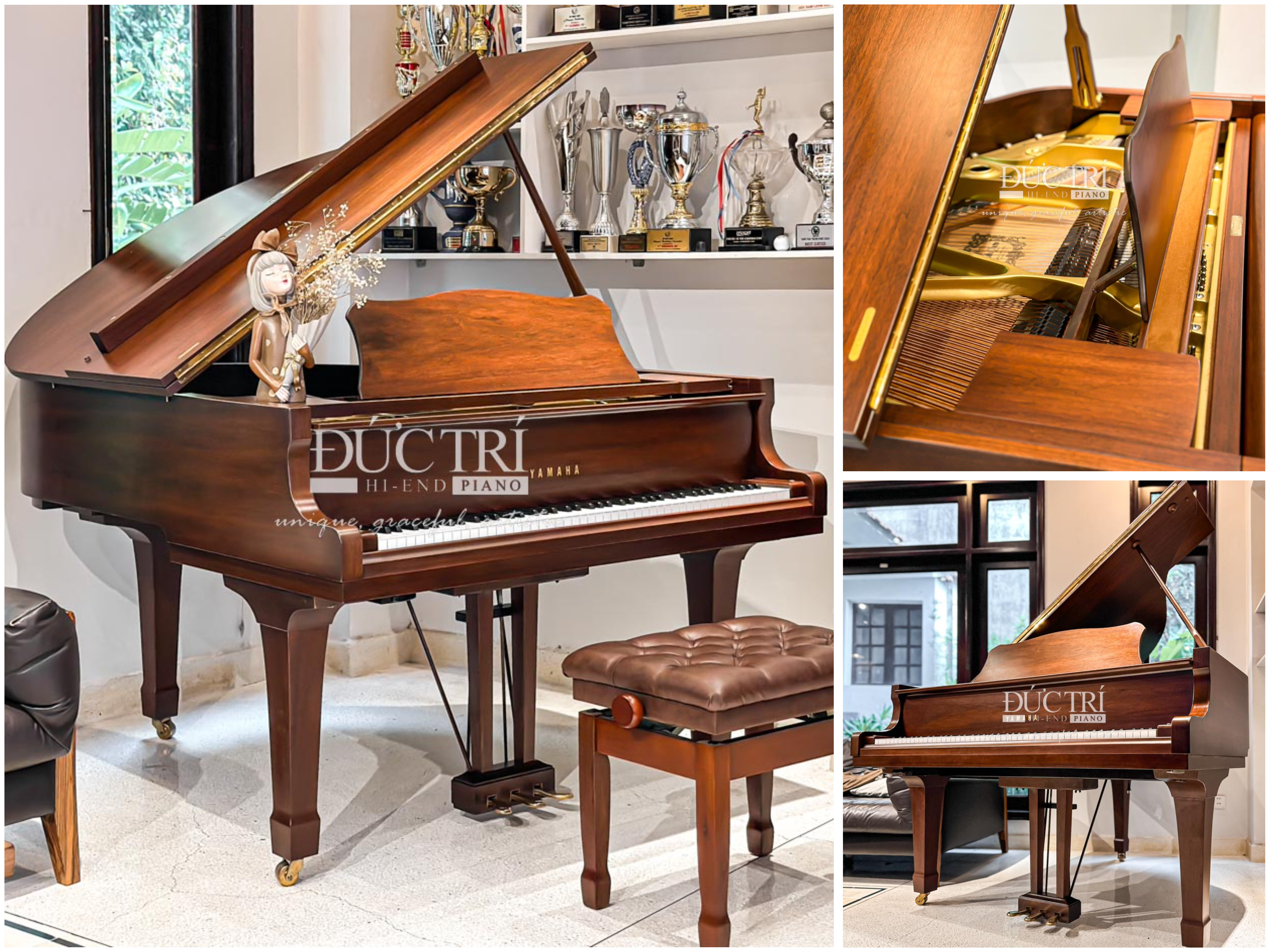 Bàn giao đàn Grand Piano Yamaha G1E | Gò Vấp 5 Chiếc đàn grand đặc biệt mang vẻ sang trọng tinh tế