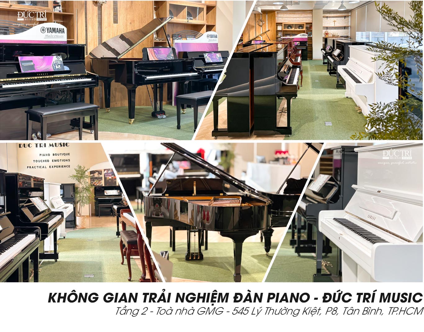 Yamaha U3C 9 Showroom Không Gian Trải Nghiệm đàn Piano Piano Đức Trí