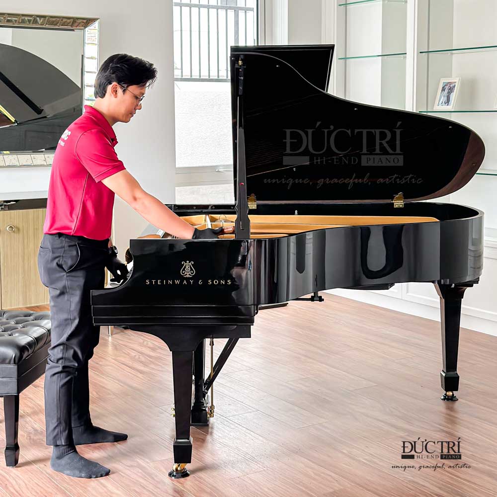 Bàn Giao Đàn Steinway & Sons Model L Tự Động Chơi | Quận 2