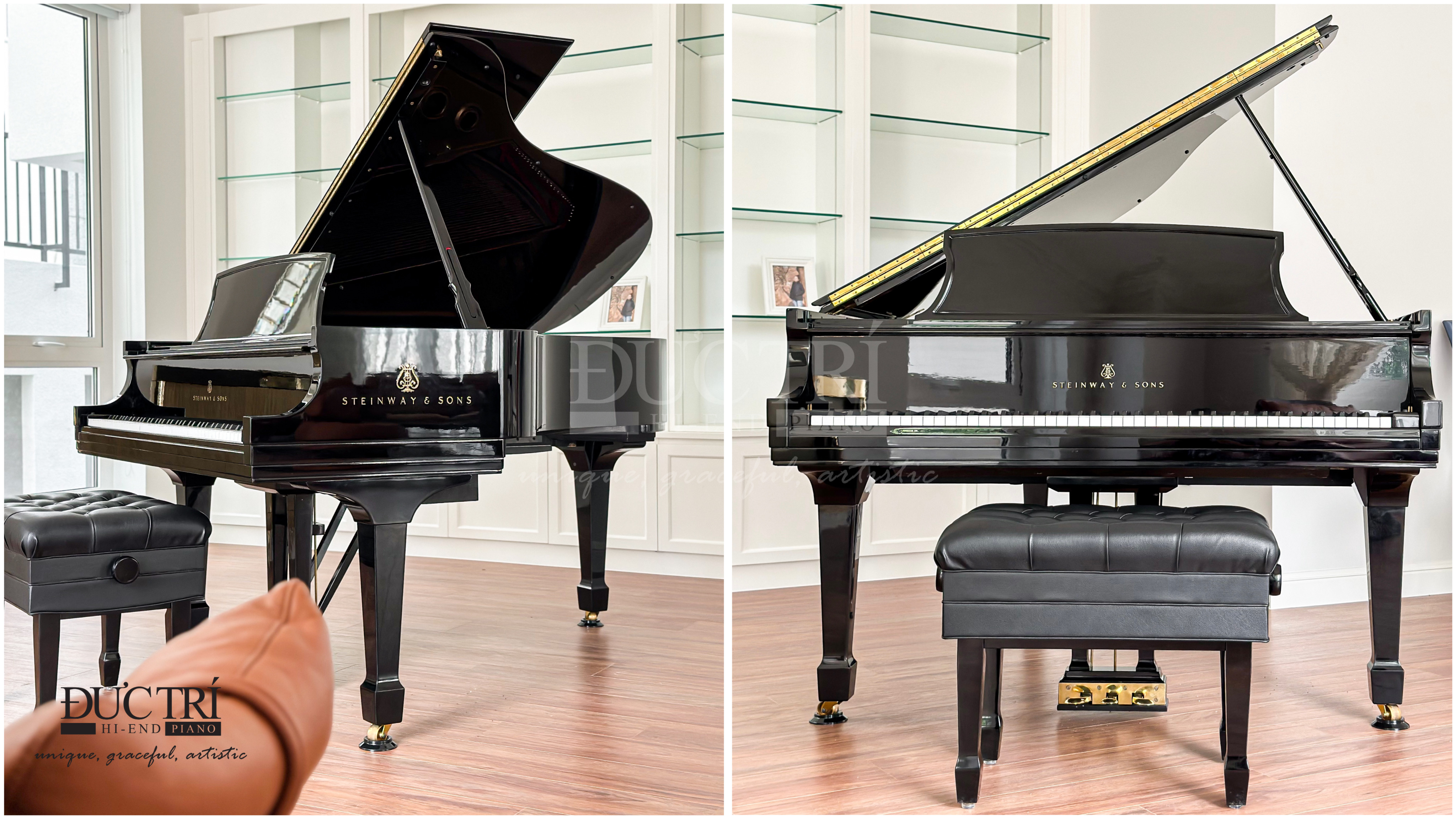 Bàn Giao Đàn Steinway & Sons Model L Tự Động Chơi | Quận 2 7 Steinway & Sons Model L cao cấp tích hợp hệ thống tự động chơi