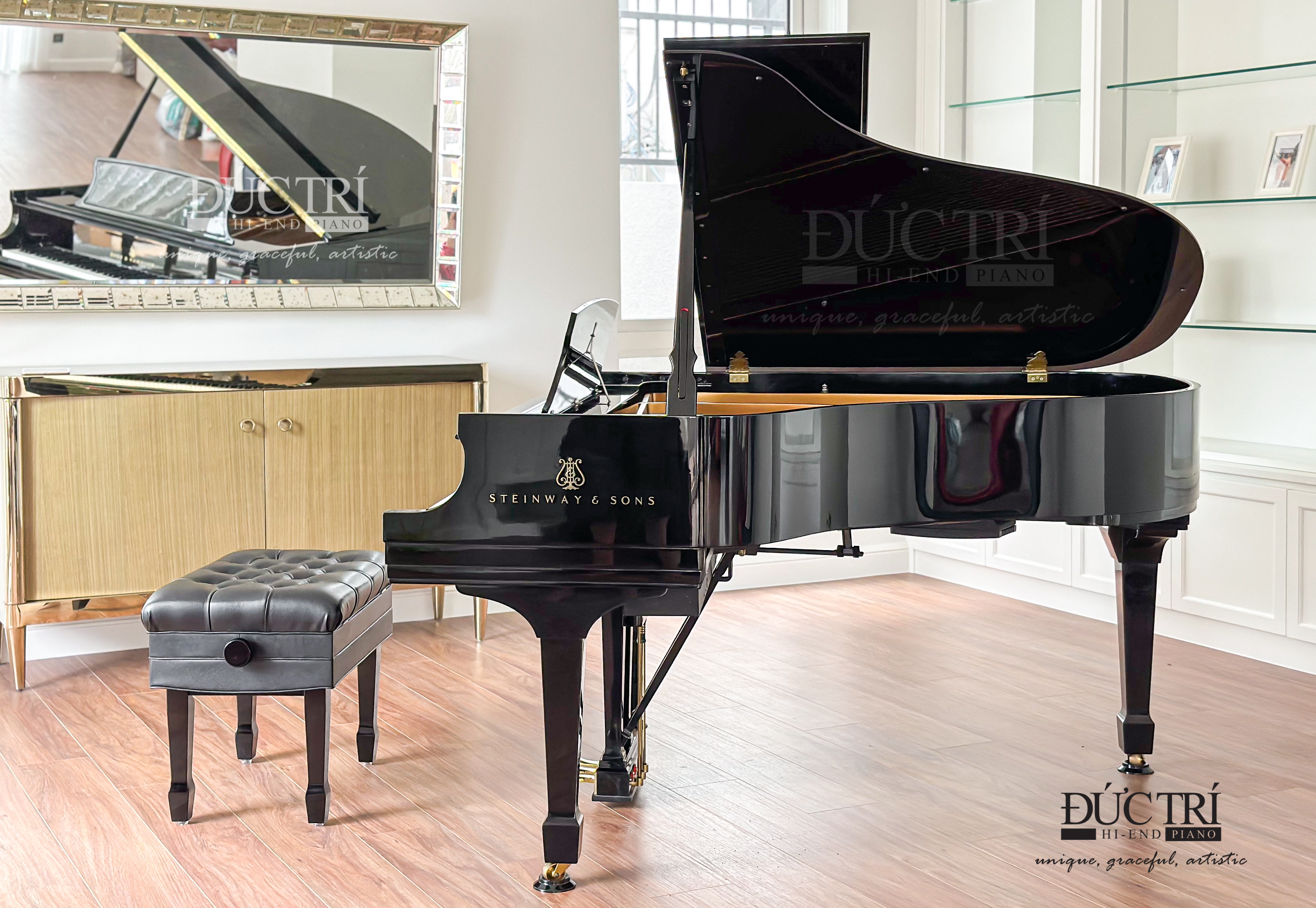 Bàn Giao Đàn Steinway & Sons Model L Tự Động Chơi | Quận 2 6 Steinway & Sons Model L cao cấp tích hợp hệ thống tự động chơi