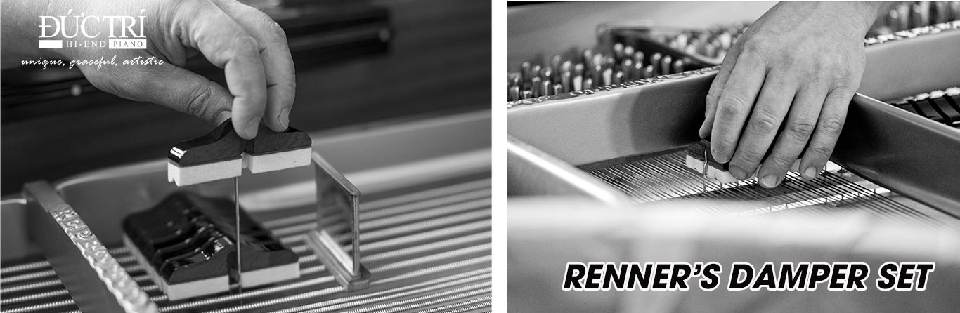 Steinway & Sons B-211 1 renner damper set steinway & sons đức trí music