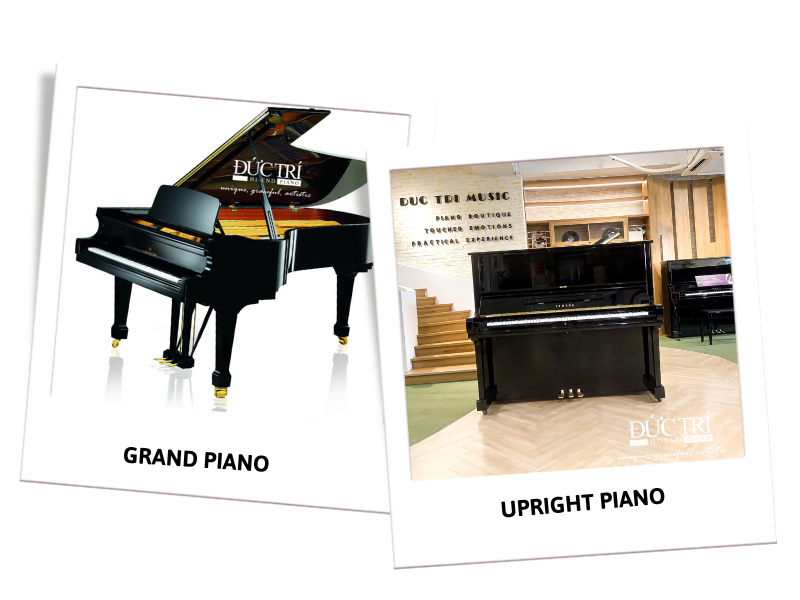 Các loại đàn piano hiện nay? 4 loại phổ biến nhất 1 Piano cơ gồm hai loại chính Grand Piano và Upright Piano