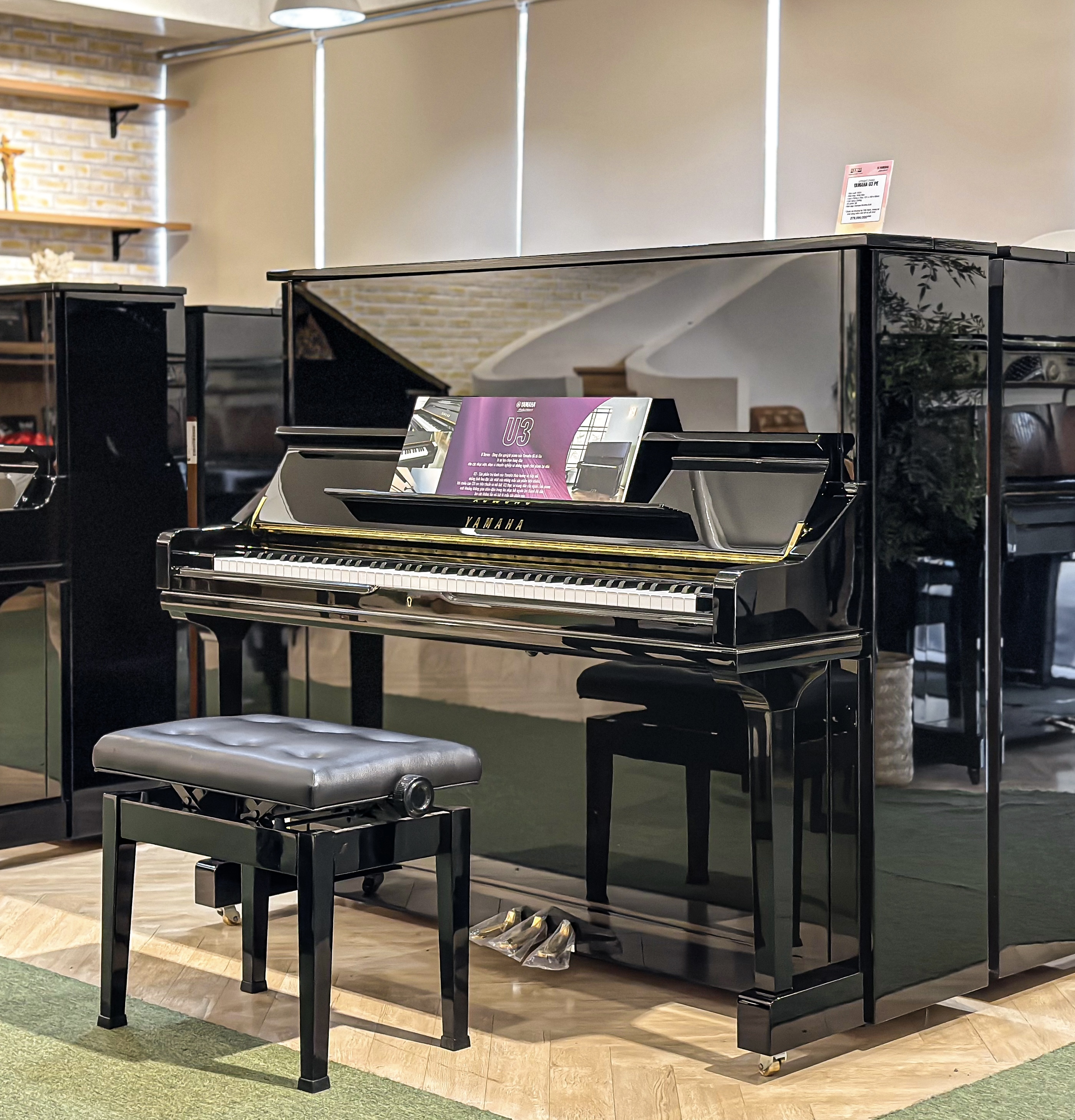 Blüthner S146 14 Đàn Yamaha U3 PE tại Piano Đức Trí