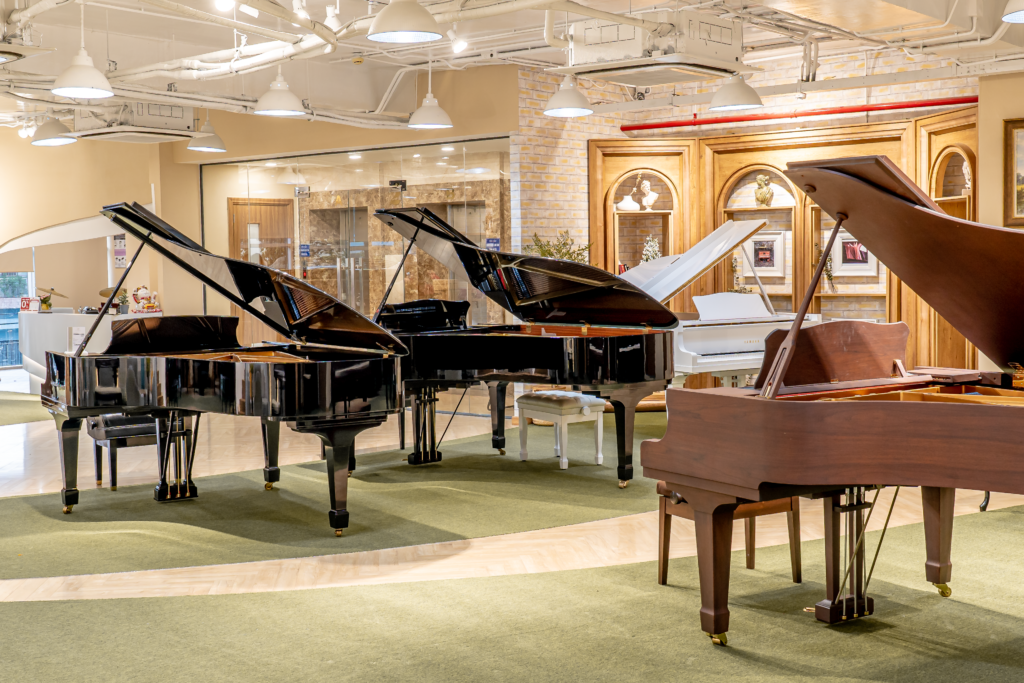 Các loại đàn piano hiện nay? 4 loại phổ biến nhất 6 Showroom Đức Trí có các loại đàn piano khác nhau tuỳ vào nhu cầu của khách hàng