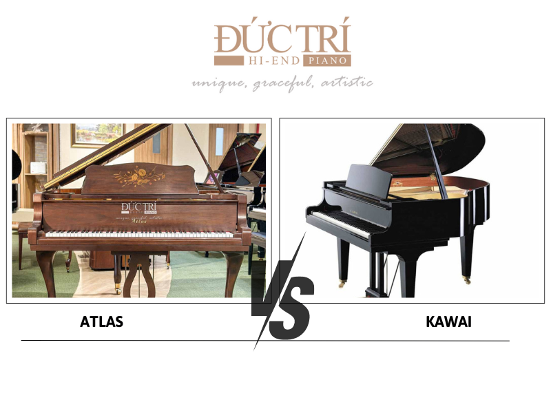 Atlas SA102 5 So sánh đàn Piano Atlas với đàn Piano Kawai