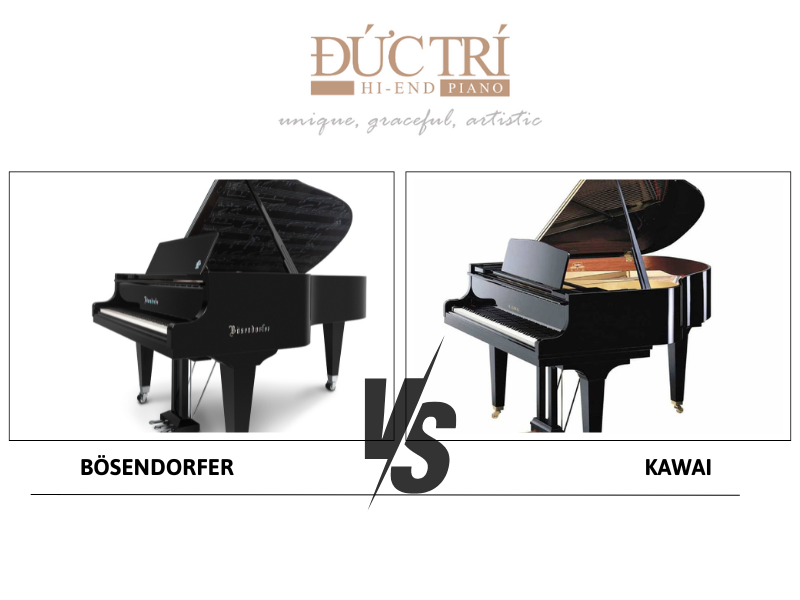 Bösendorfer Vienna 11 So sánh giữa Piano Bösendorfer và Kawai