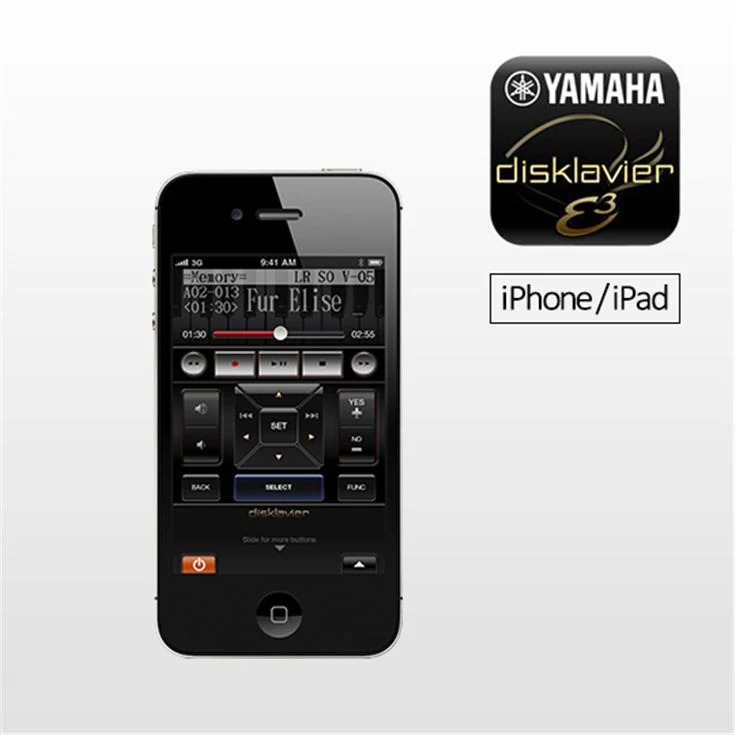 Yamaha SX101 6 Yamaha giới thiệu thế hệ đầu tiên của E3 Disklavier với mẫu upright U1 và các cây piano lớn C2 và nhỏ hơn