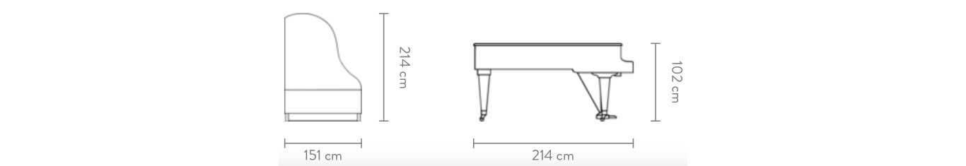Bösendorfer Secession 8 Bösendorfer Grand Piano 214VC