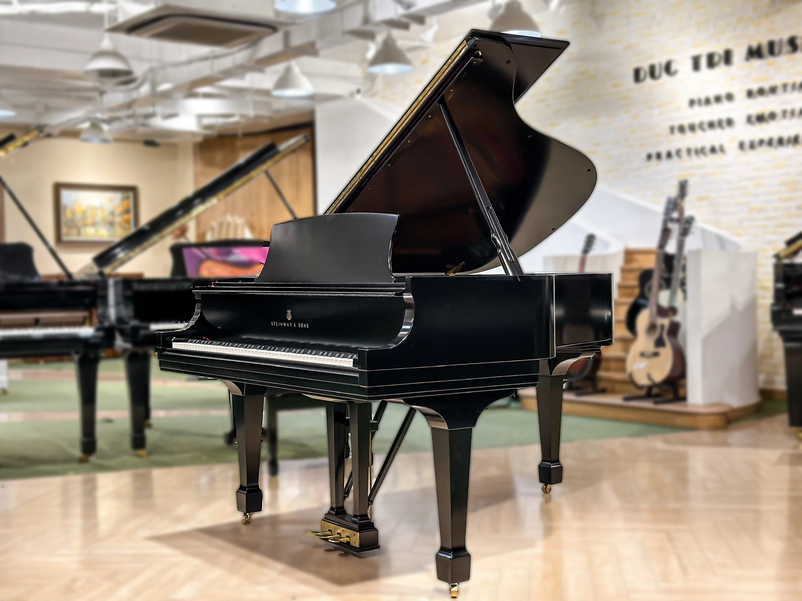 Steinway & Sons Louis XV Grand Piano 18 Steinway & Sons L-180 Piano Đức Trí