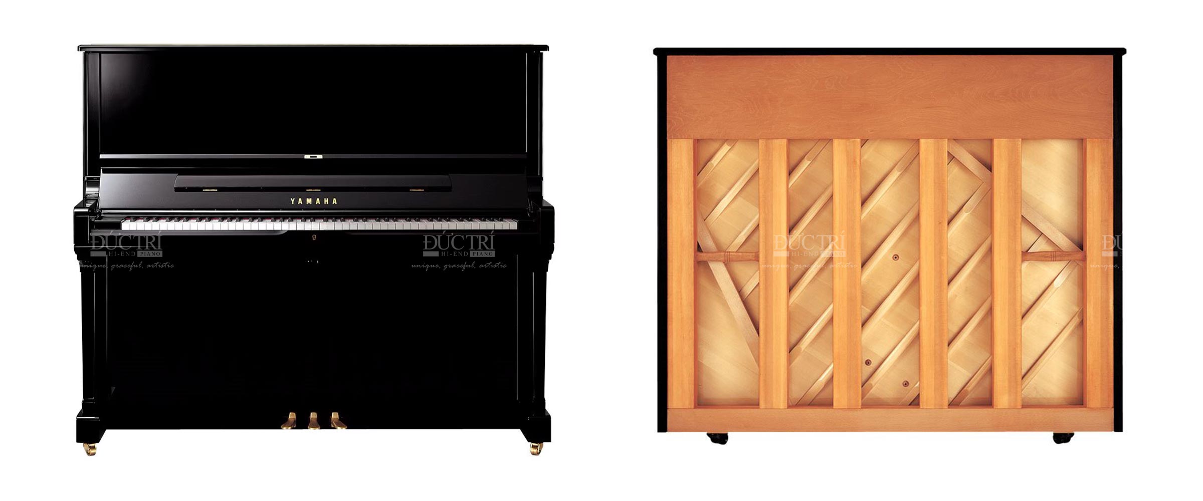 Yamaha SU7 1 Đàn Piano Yamaha SU7 Upright Piano ĐỨc Trí