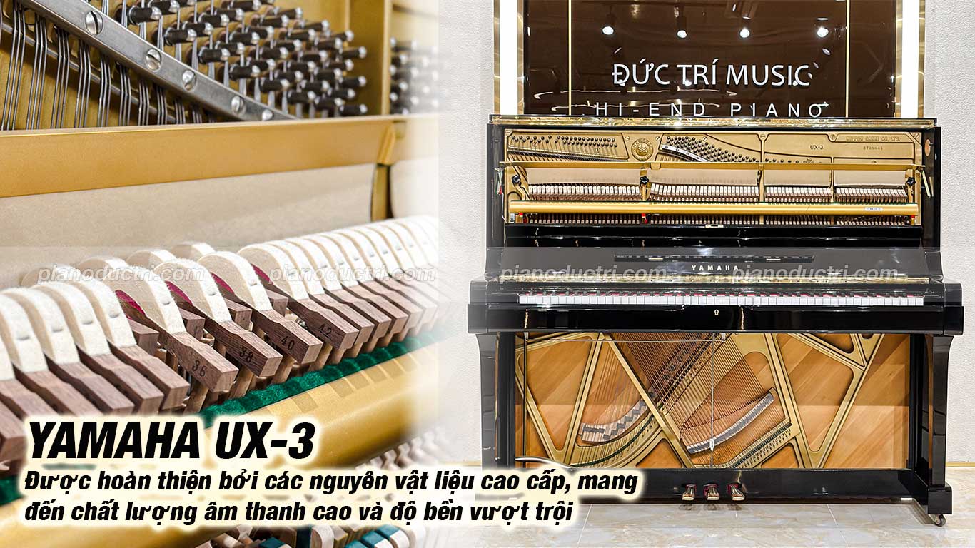 Yamaha UX3 5 Đàn Piano Yamaha UX-3 Cao Cấp Tại Đức Trí Music