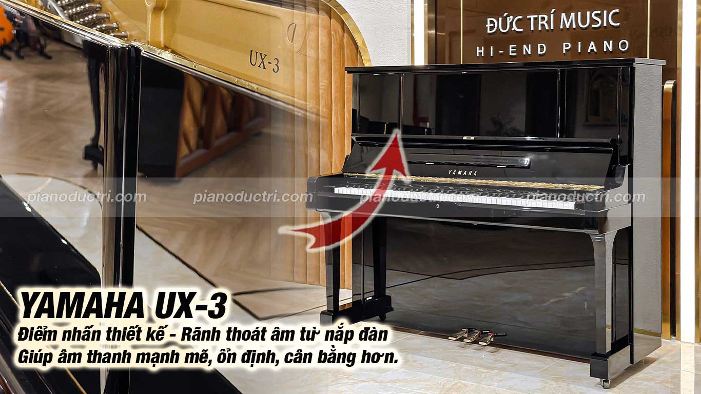 Yamaha UX3 3 Đàn Piano Yamaha UX-3 Cao Cấp Tại Đức Trí Music