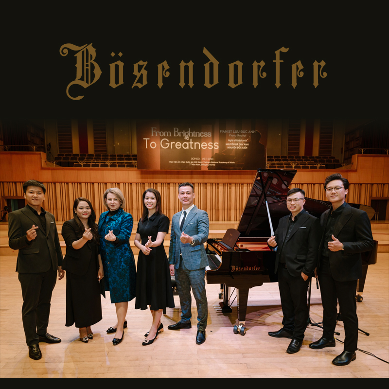 Piano Đức Trí Phân Phối Độc Quyền Thương Hiệu Bösendorfer từ Năm 2014