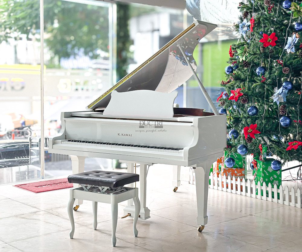Kawai 500 1 Đàn Grand Piano Kawai 500 màu trắng cao cấp