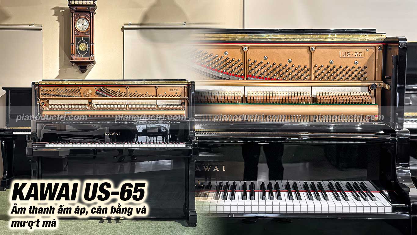 Kawai US65  3 Đàn Piano upright Kawai US65 cao cấp tại Piano Đức Trí