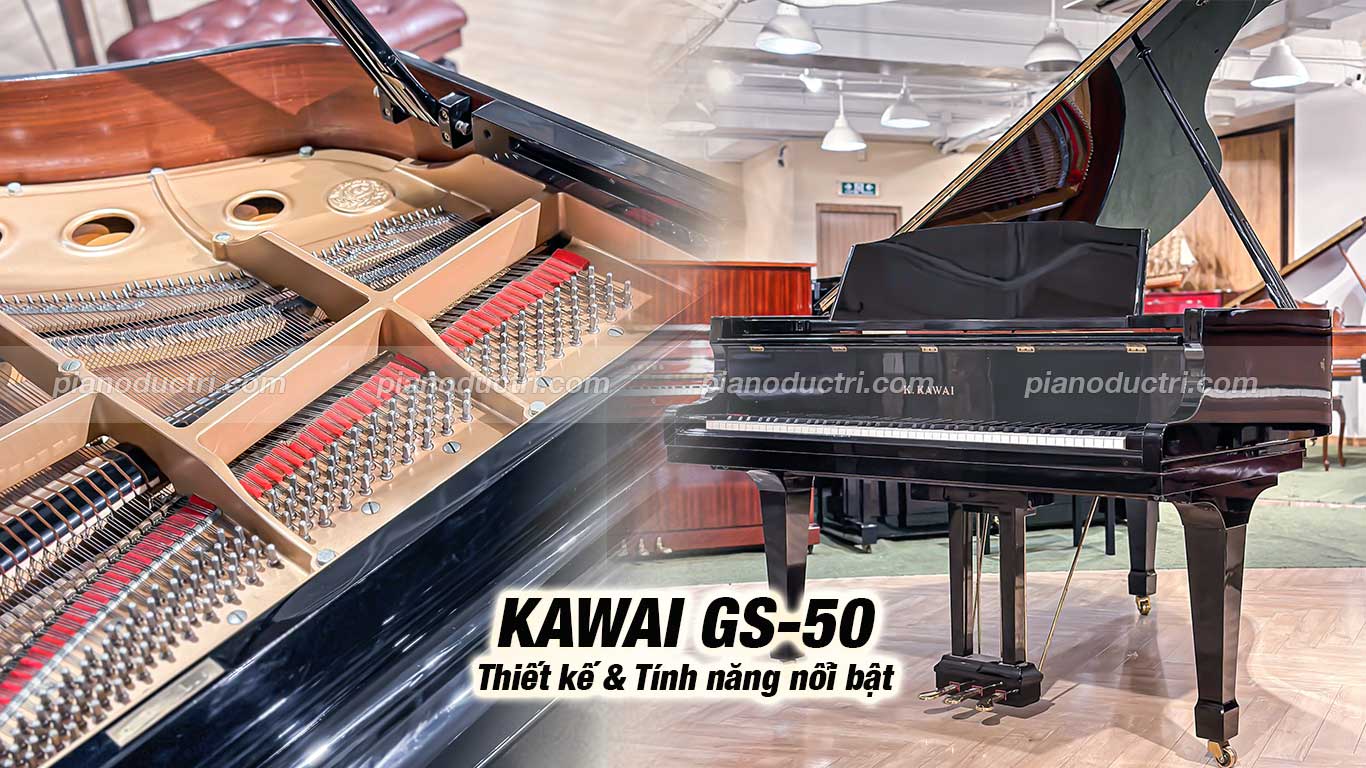 Kawai GS50 2 Đàn Grand Piano Kawai GS50 giá rẻ tại Piano Đức Trí