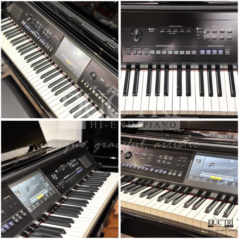Yamaha AvantGrand N1 9 Logo và bàn phím của đàn piano Yamaha AvantGrand N1