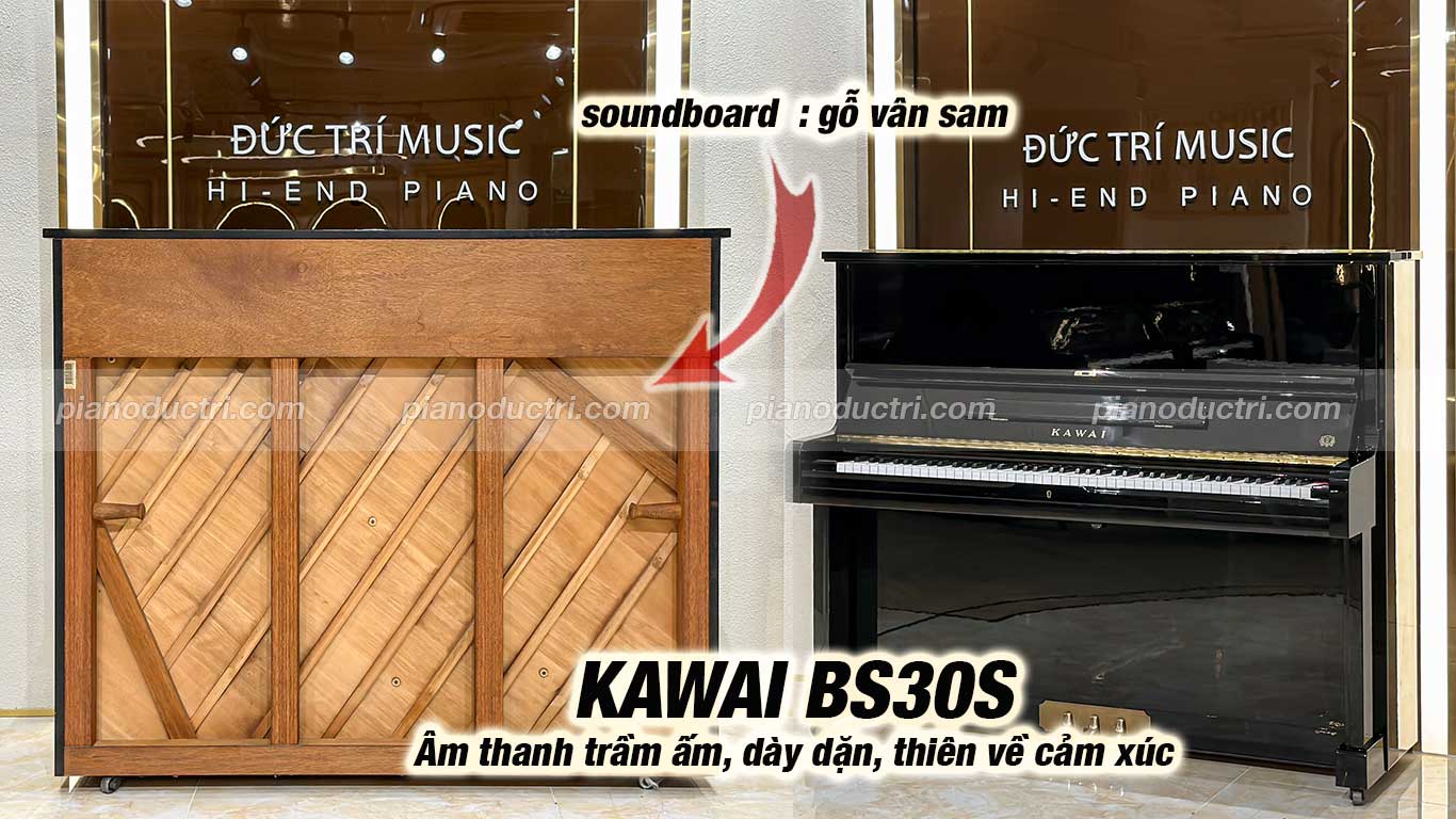 Kawai BS30S 3 Đàn piano Kawai BS30S Cao Cấp tại Piano Đức Trí
