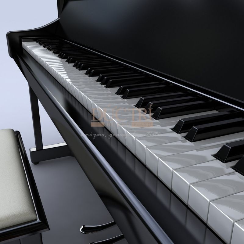C.Bechstein R4 Contur 3 Hình ảnh bàn phím Đàn Piano Cơ C.Bechstein R4 Contur Upright