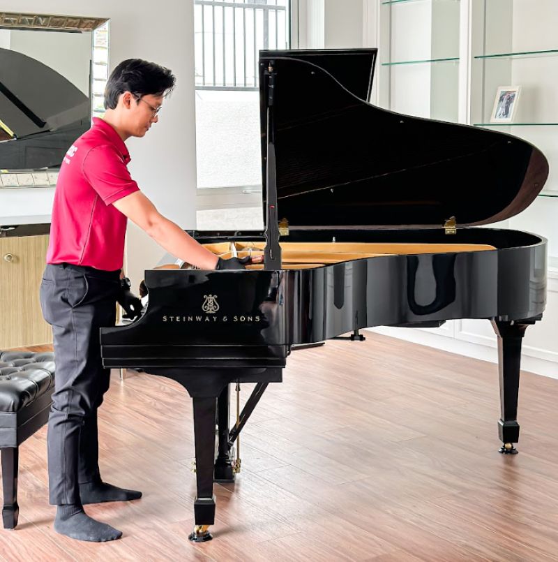 Dịch vụ lên dây đàn Piano chuyên nghiệp, uy tín tại TPHCM kèm bảng giá 2025 - Piano Đức Trí 1 Thay dây, lên dây đàn piano cơ định kì tại Piano Đức Trí