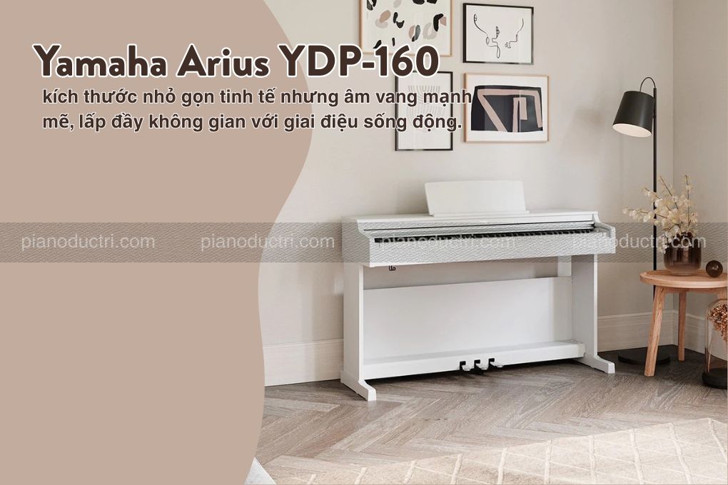 Yamaha YDP160 3 Đàn Piano Điện Yamaha YDP-160 chất lượng tại Piano Đức Trí