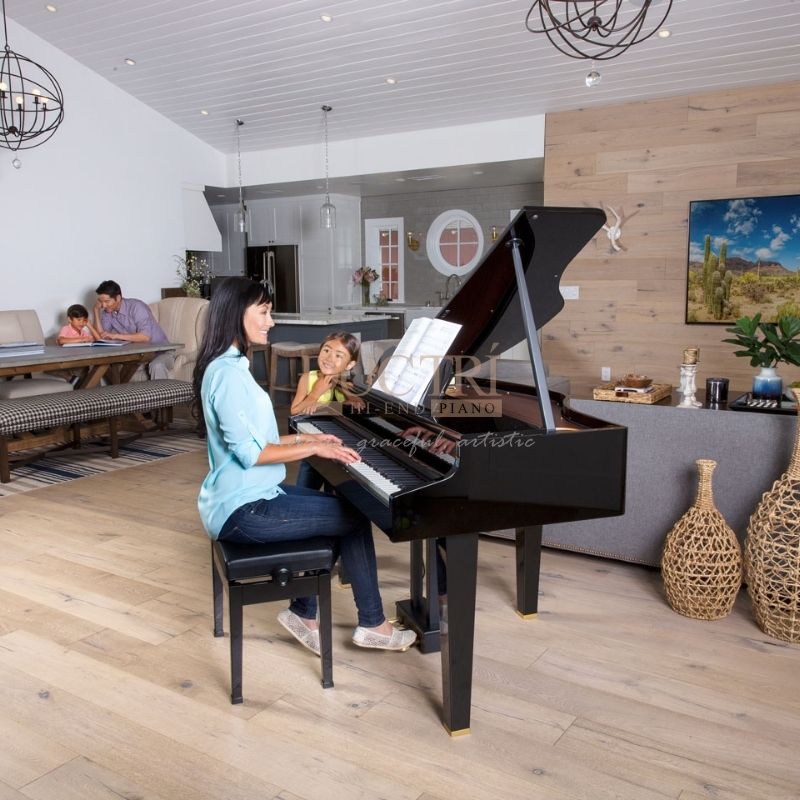 Roland GP607 5 Hình ảnh góc cạnh của Đàn Piano Roland GP607