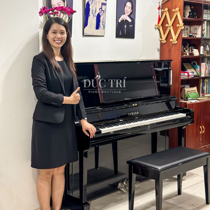 Bàn giao đàn piano Yamaha YUS5 phiên bản 2025 mới của Piano Đức Trí
