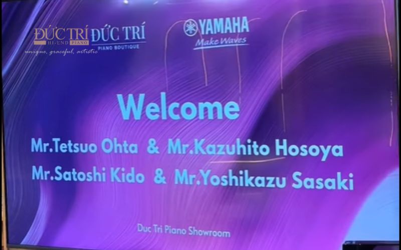 Piano Đức Trí hân hạnh đón tiếp Yamaha Music VietNam và Yamaha Music Global đến tham quan Showroom piano