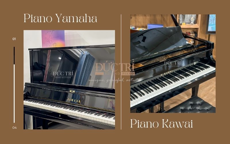 So sánh đàn piano Yamaha và Kawai, nên mua dòng nào?
